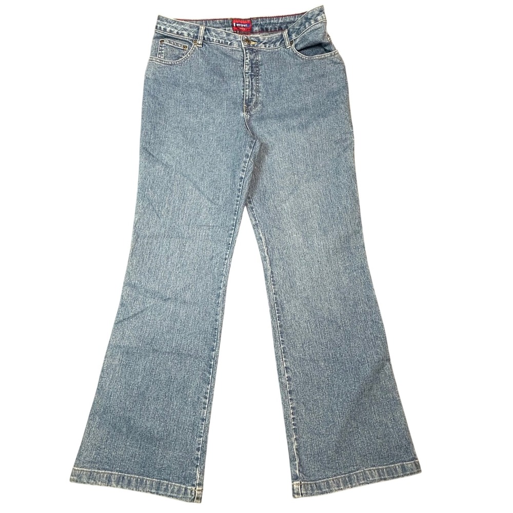 Westport Women's 34x30 Flare Jeans High Rise Medium Wash Stretch Denim Pants